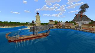 Screenshot of the Minecraft Bedrock Marketplace product Roman World created by CrackedCubes.