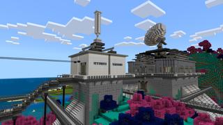 Screenshot of the Minecraft Bedrock Marketplace product Sci-Fi Base created by CrackedCubes.