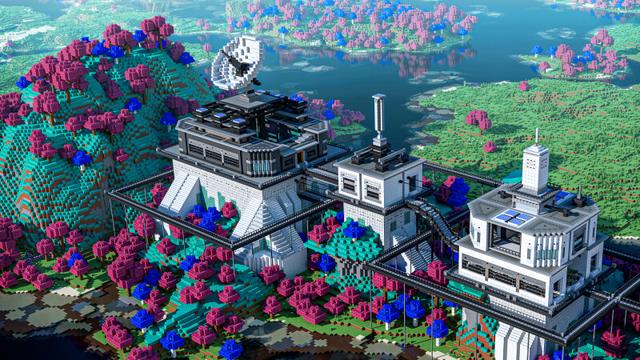 Thumbnail of the Minecraft Bedrock Marketplace product Sci-Fi Base created by CrackedCubes.