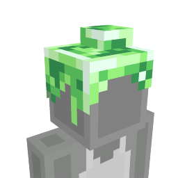 Thumbnail of the Minecraft Bedrock Marketplace product Slime Hat created by CrackedCubes.