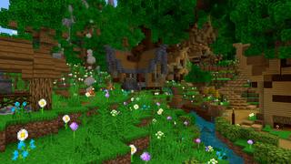 Screenshot of the Minecraft Bedrock Marketplace product Mode lent activé created by CrackedCubes.