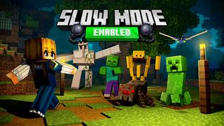 Thumbnail of the Minecraft Bedrock Marketplace product Slow Mode Enabled created by CrackedCubes.