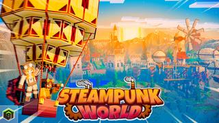 Thumbnail of the Minecraft Bedrock Marketplace product Steampunk World created by CrackedCubes.