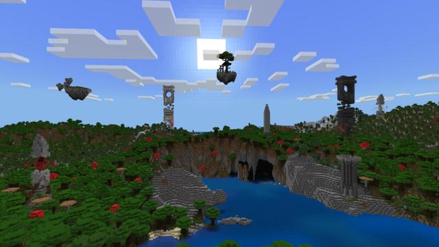 Screenshot of the Minecraft Bedrock Marketplace product Structure Expansion Add-On (1.0) created by CrackedCubes.