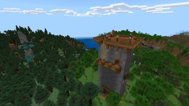 Screenshot of the Minecraft Bedrock Marketplace product Structure Expansion Add-On (1.0) created by CrackedCubes.