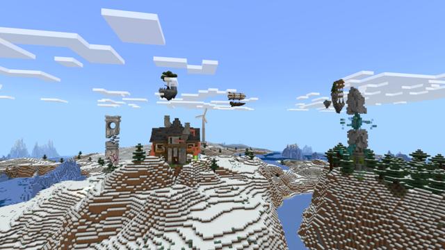 Screenshot of the Minecraft Bedrock Marketplace product Structure Expansion Add-On (1.0) created by CrackedCubes.