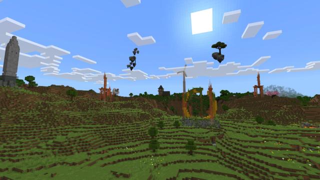 Screenshot of the Minecraft Bedrock Marketplace product Structure Expansion Add-On (1.0) created by CrackedCubes.