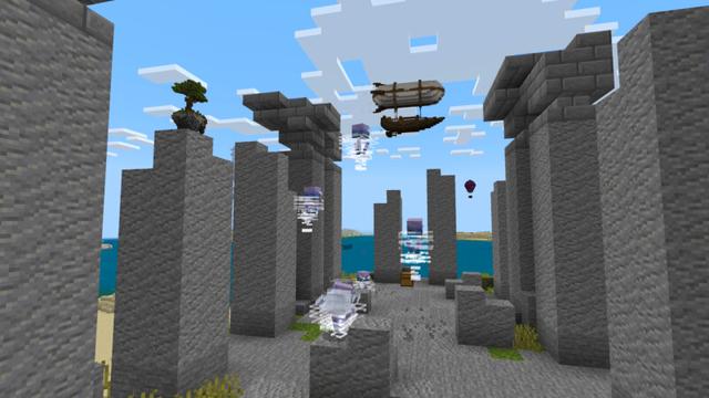 Screenshot of the Minecraft Bedrock Marketplace product Structure Expansion Add-On (1.0) created by CrackedCubes.