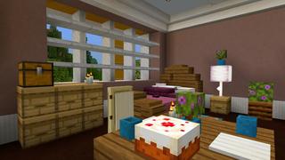 Screenshot of the Minecraft Bedrock Marketplace product Suburban Family Home created by CrackedCubes.