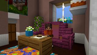 Screenshot of the Minecraft Bedrock Marketplace product Suburban Family Home created by CrackedCubes.