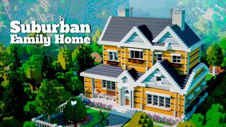 Thumbnail of the Minecraft Bedrock Marketplace product Suburban Family Home created by CrackedCubes.