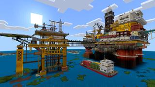 Screenshot of the Minecraft Bedrock Marketplace product Survival Platforms created by CrackedCubes.