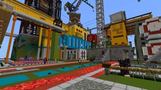 Screenshot of the Minecraft Bedrock Marketplace product Survival Platforms created by CrackedCubes.