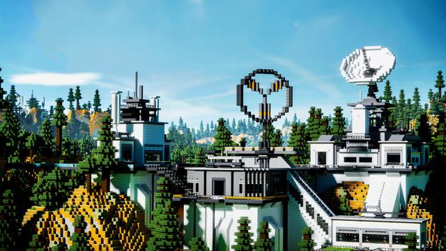 Thumbnail of the Minecraft Bedrock Marketplace product Base de science-fiction de l'arbre Taiga created by CrackedCubes.