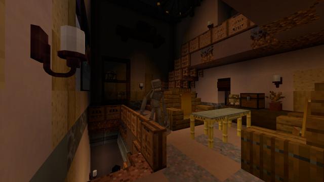 Screenshot of the Minecraft Bedrock Marketplace product The Abandoned Mansion created by CrackedCubes.