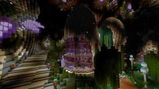 Screenshot of the Minecraft Bedrock Marketplace product The Beacon created by CrackedCubes.