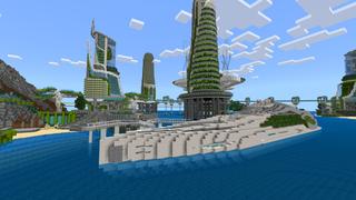 Screenshot of the Minecraft Bedrock Marketplace product The Beacon created by CrackedCubes.