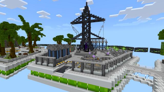 Screenshot of the Minecraft Bedrock Marketplace product The Floating City created by CrackedCubes.
