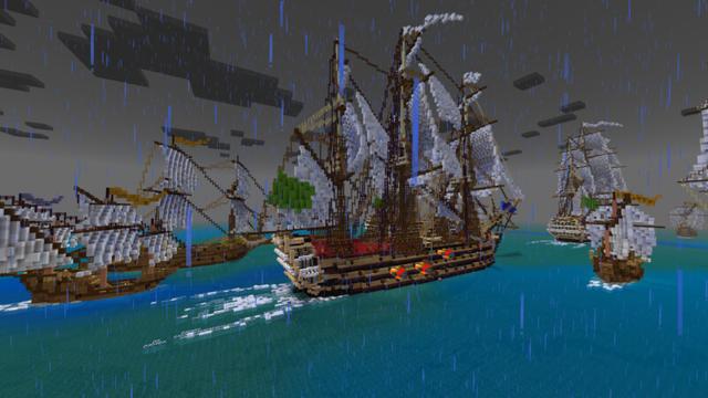 Screenshot of the Minecraft Bedrock Marketplace product The Kraken created by CrackedCubes.