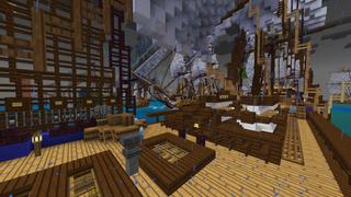 Screenshot of the Minecraft Bedrock Marketplace product The Kraken created by CrackedCubes.