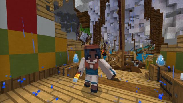 Screenshot of the Minecraft Bedrock Marketplace product The Kraken created by CrackedCubes.
