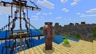 Screenshot of the Minecraft Bedrock Marketplace product The Lost Island created by CrackedCubes.