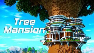 Thumbnail of the Minecraft Bedrock Marketplace product Tree Mansion created by CrackedCubes.
