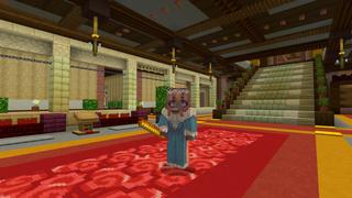 Screenshot of the Minecraft Bedrock Marketplace product Tropical Castle created by CrackedCubes.