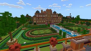 Screenshot of the Minecraft Bedrock Marketplace product Tropical Castle created by CrackedCubes.