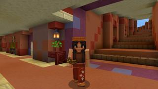 Screenshot of the Minecraft Bedrock Marketplace product Underground Mesa Base created by CrackedCubes.