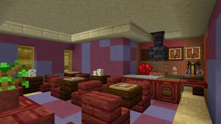 Screenshot of the Minecraft Bedrock Marketplace product Underground Mesa Base created by CrackedCubes.