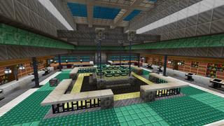 Screenshot of the Minecraft Bedrock Marketplace product Underwater Ocean Base created by CrackedCubes.