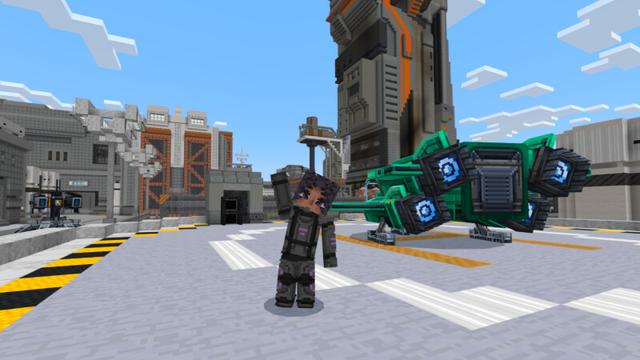 Screenshot of the Minecraft Bedrock Marketplace product United Earth Planetary Station created by CrackedCubes.