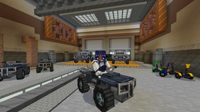 Screenshot of the Minecraft Bedrock Marketplace product United Earth Planetary Station created by CrackedCubes.