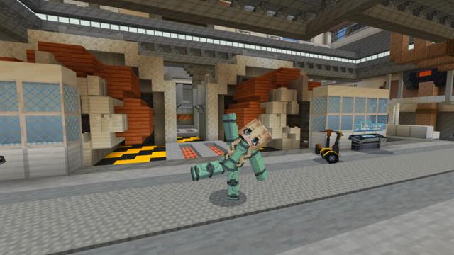 Screenshot of the Minecraft Bedrock Marketplace product United Earth Planetary Station created by CrackedCubes.