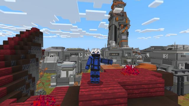 Screenshot of the Minecraft Bedrock Marketplace product United Earth Planetary Station created by CrackedCubes.