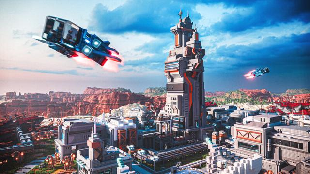 Thumbnail of the Minecraft Bedrock Marketplace product Station planétaire de la Terre unie created by CrackedCubes.