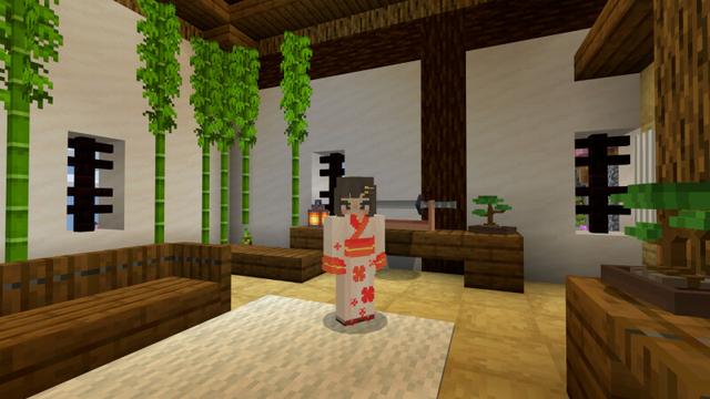 Screenshot of the Minecraft Bedrock Marketplace product Waterfall Temple created by CrackedCubes.