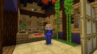 Screenshot of the Minecraft Bedrock Marketplace product Waterfall Temple created by CrackedCubes.