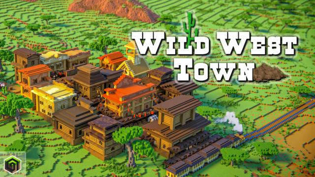 Thumbnail of the Minecraft Bedrock Marketplace product Wild West Town created by CrackedCubes.