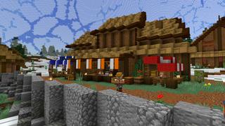 Screenshot of the Minecraft Bedrock Marketplace product Winter Under the Dome created by CrackedCubes.