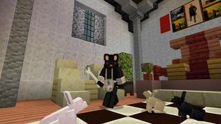 Screenshot of the Minecraft Bedrock Marketplace product Zombie Bunnies created by CrackedCubes.