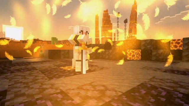 Screenshot of the Minecraft Bedrock Marketplace product Anime Fire Havoc created by Creator Games.