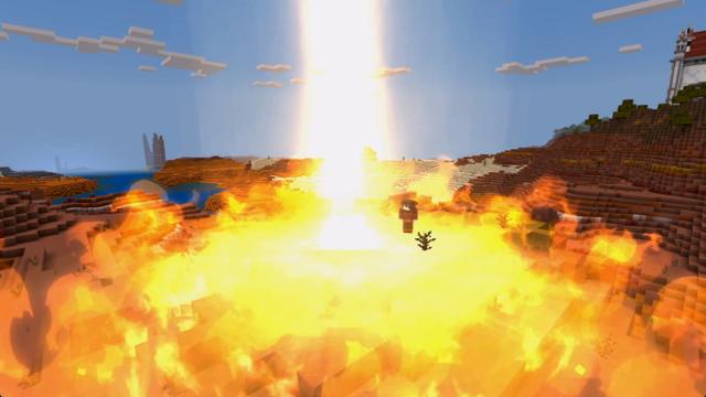 Screenshot of the Minecraft Bedrock Marketplace product Anime Fire Havoc created by Creator Games.