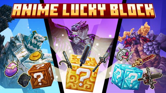 Thumbnail of the Minecraft Bedrock Marketplace product Anime Lucky Block created by Creator Games.
