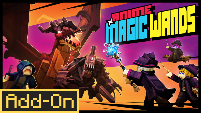 Thumbnail of the Minecraft Bedrock Marketplace product Anime Magic Wands created by Creator Games.