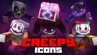 Thumbnail of the Minecraft Bedrock Marketplace product Creepy Icons created by Creator Games.