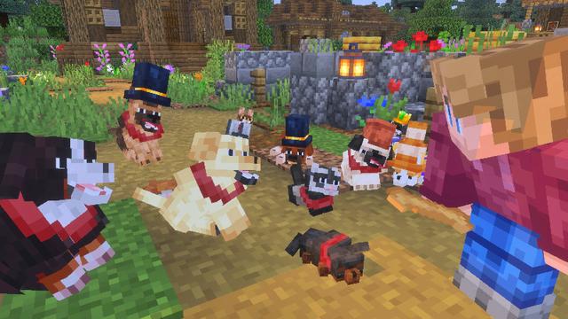 Screenshot of the Minecraft Bedrock Marketplace product Afreshed Pets Add-On created by CreatorLabs.