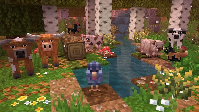 Screenshot of the Minecraft Bedrock Marketplace product Afreshed Textures & Animations created by CreatorLabs.