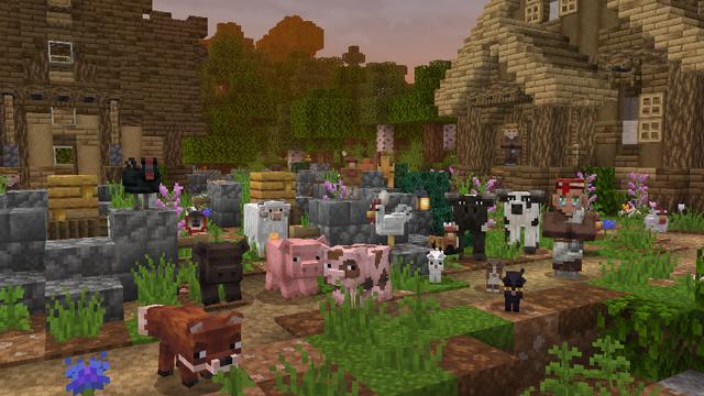 Screenshot of the Minecraft Bedrock Marketplace product Afreshed Textures & Animations created by CreatorLabs.